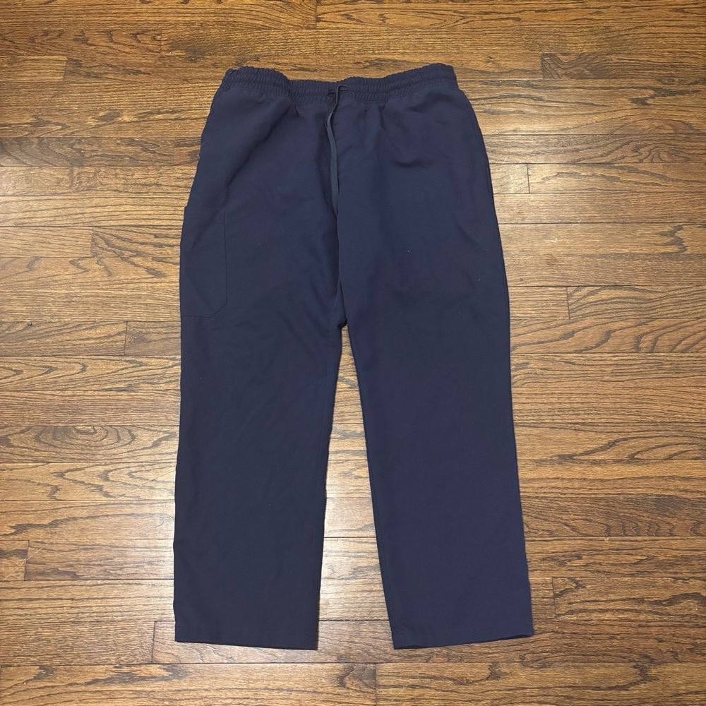 Jaanuu Straight Leg Scrub Pants Navy Blue